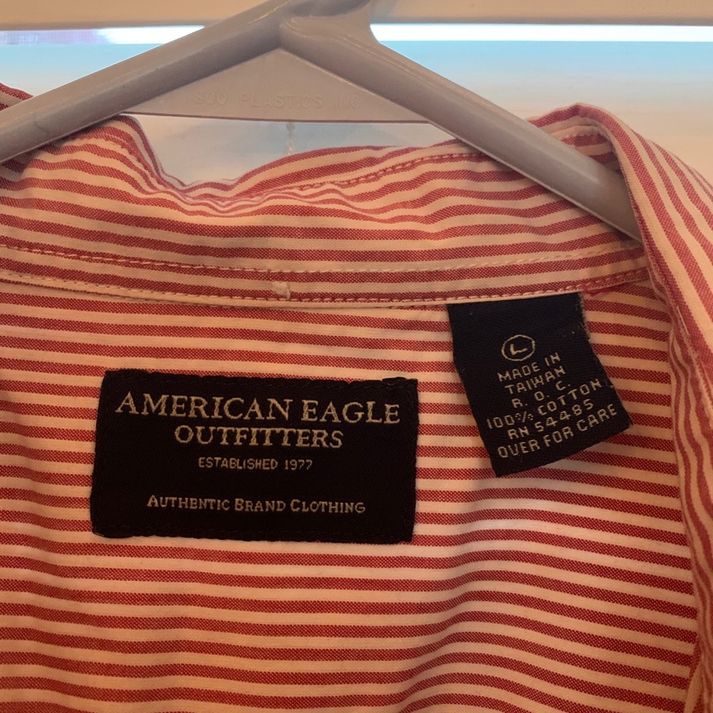 American Eagle oversized button up shirt
